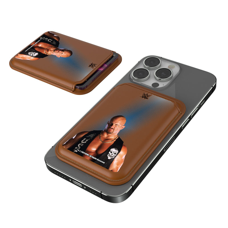 Stone Cold Steve Austin Superstar Brown Magnetic Credit Card Wallet