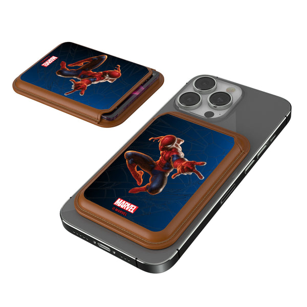 Marvel Spider-Man MechLine Brown Magnetic Credit Card Wallet