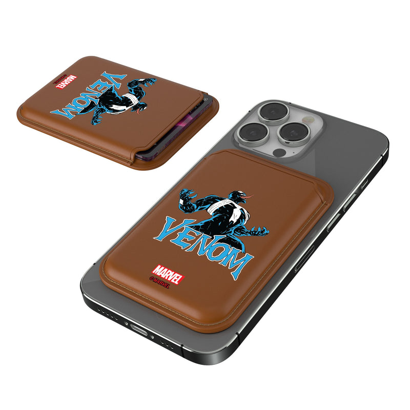 Marvel Venom Badge  Brown Magnetic Credit Card Wallet