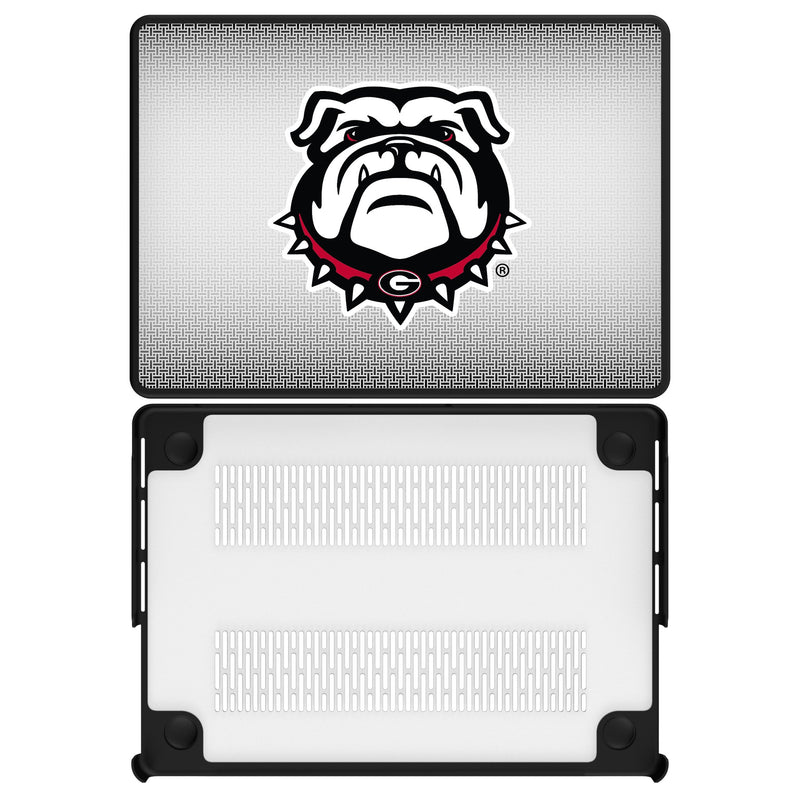 University of Georgia Bulldogs Uga Linen MacBook Laptop Case