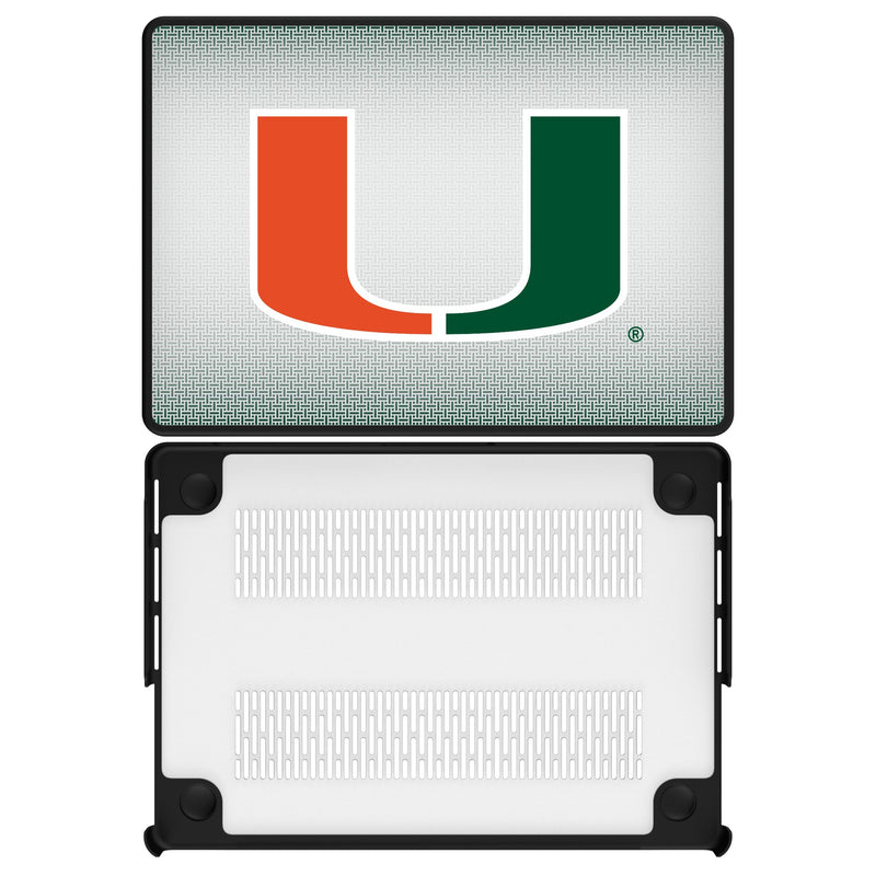 University of Miami Hurricanes Linen MacBook Laptop Case