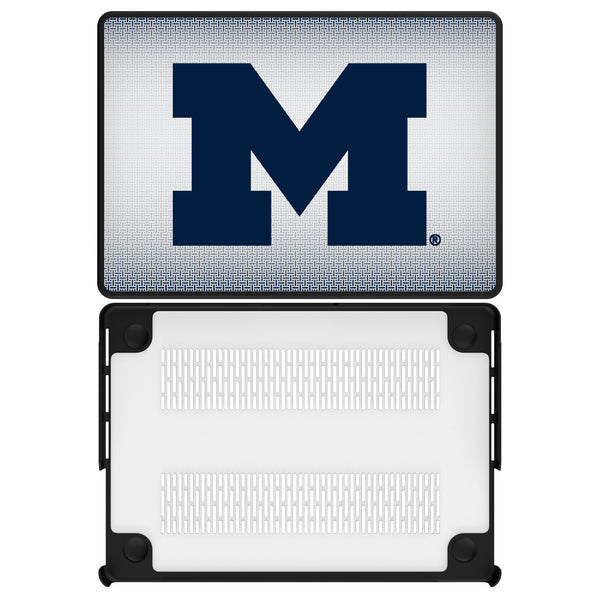 University of Michigan Wolverines Linen MacBook Laptop Case