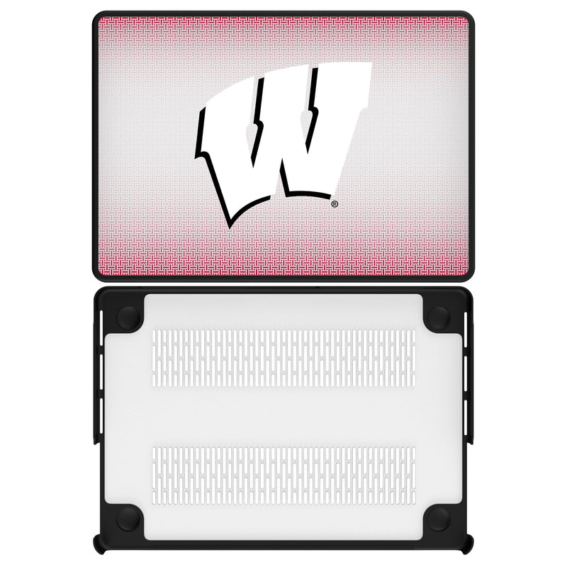 University of Wisconsin Badgers Linen MacBook Laptop Case