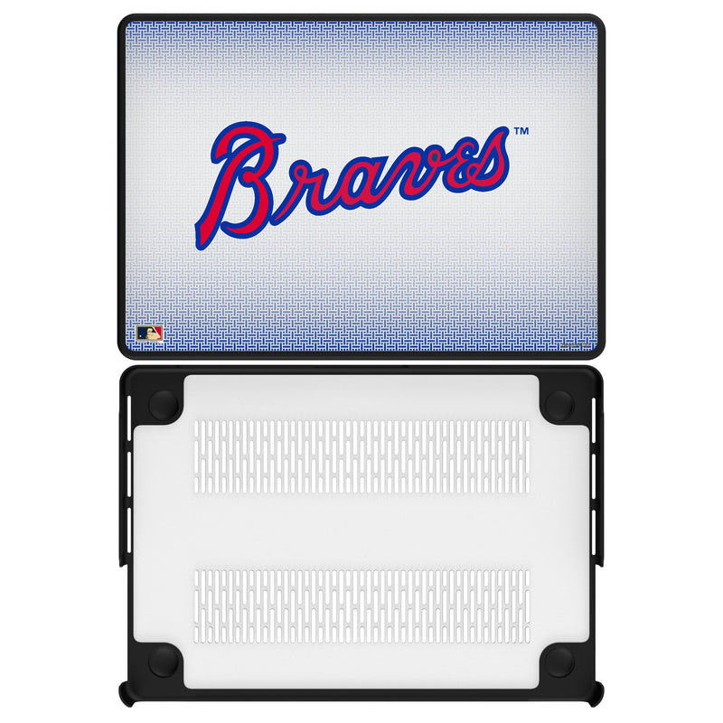 Atlanta Braves Home 2012 - Cooperstown Collection Linen MacBook Laptop Case