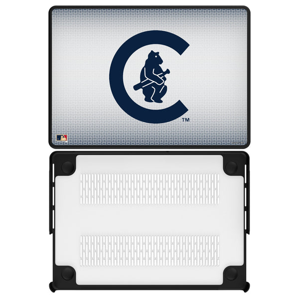 Chicago Cubs 1911-1912 - Cooperstown Collection Linen MacBook Laptop Case