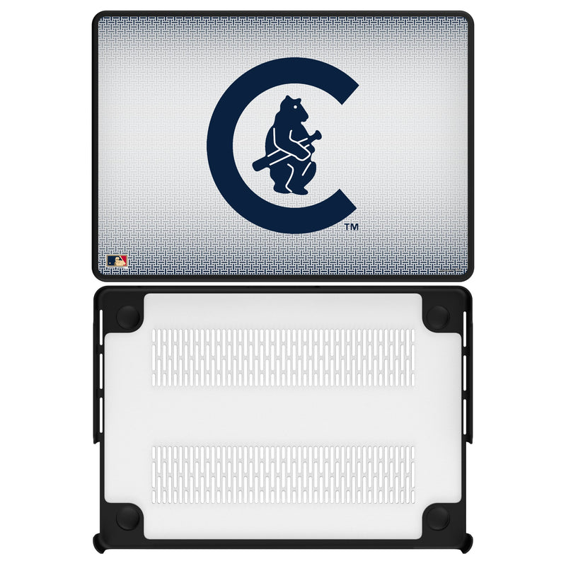 Chicago Cubs 1911-1912 - Cooperstown Collection Linen MacBook Laptop Case