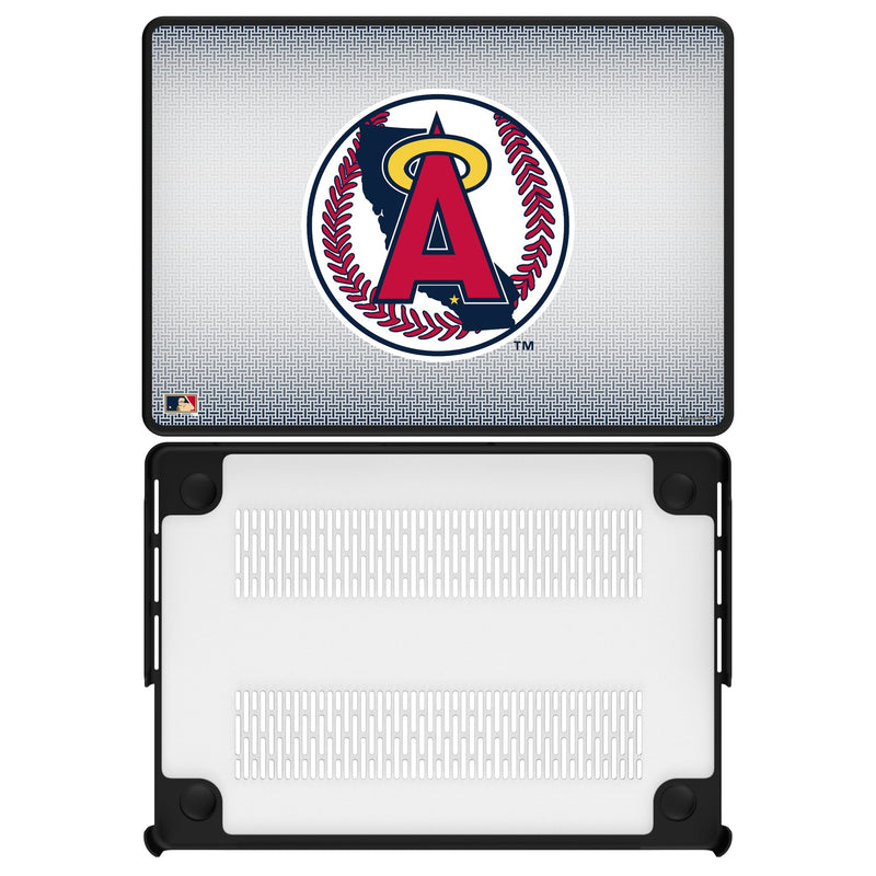 LA Angels 1986-1992 - Cooperstown Collection Linen MacBook Laptop Case