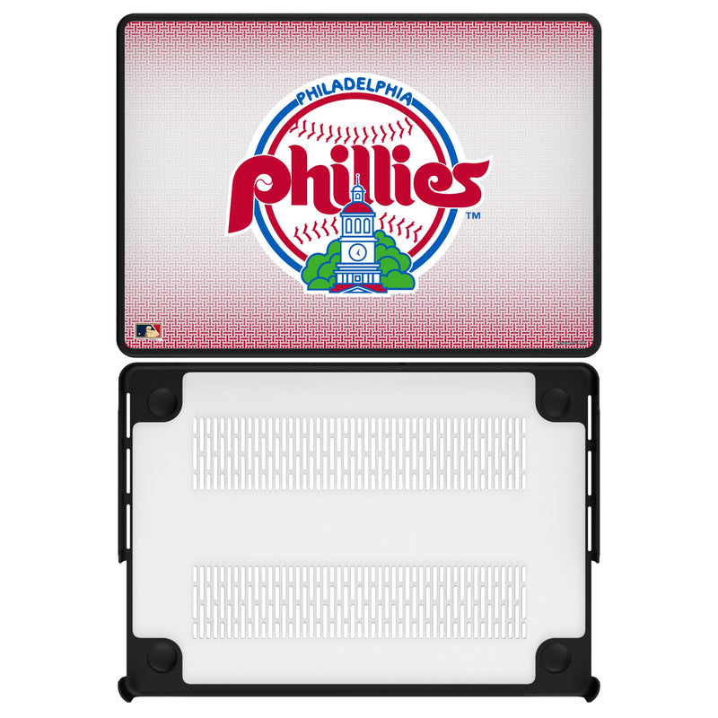 Philadelphia Phillies 1984-1991 - Cooperstown Collection Linen MacBook Laptop Case