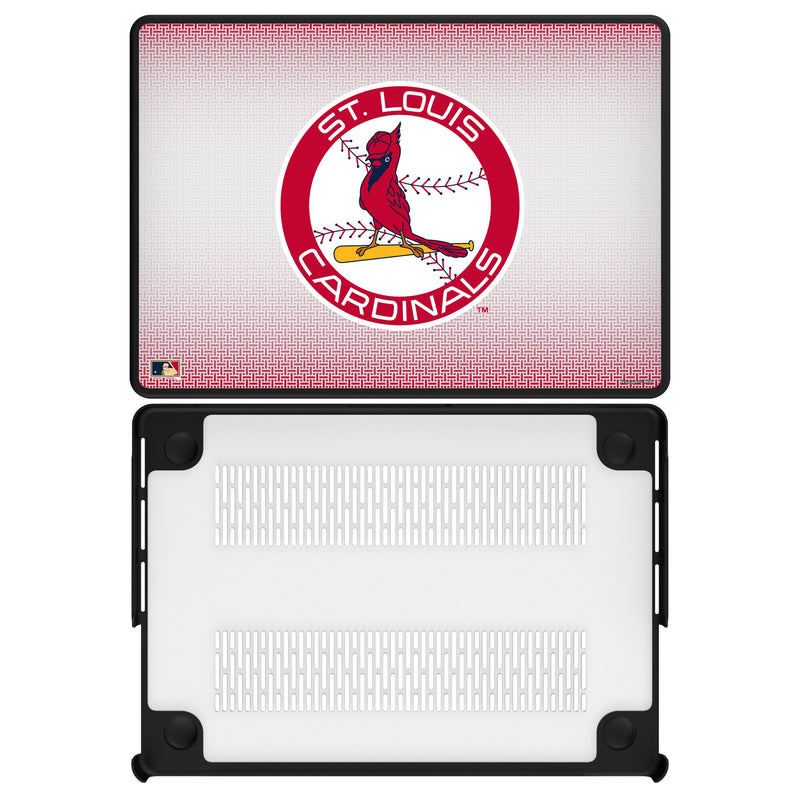 St Louis Cardinals 1966-1997 - Cooperstown Collection Linen MacBook Laptop Case