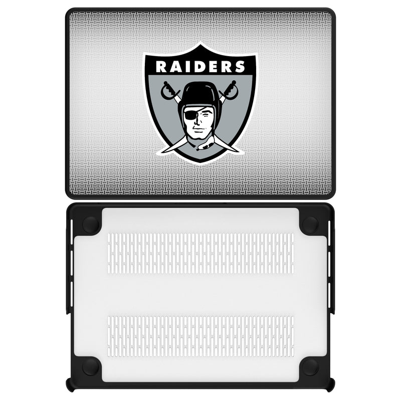 Oakland Raiders 1963 Historic Collection Linen MacBook Laptop Case