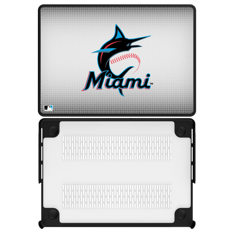 Miami Marlins Linen MacBook Laptop Case