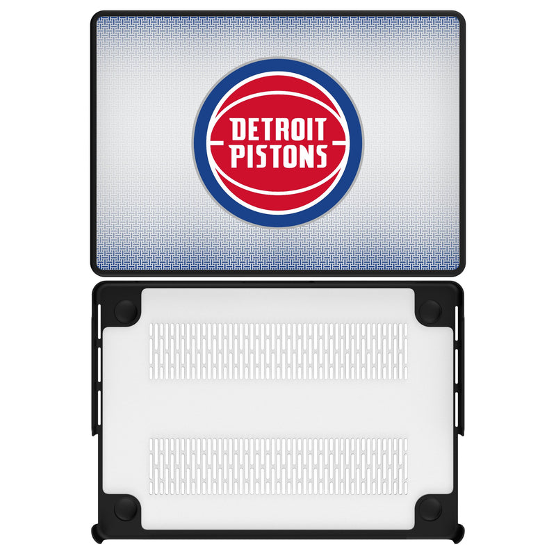 Detroit Pistons Linen MacBook Laptop Case