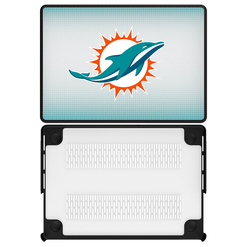 Miami Dolphins Linen MacBook Laptop Case