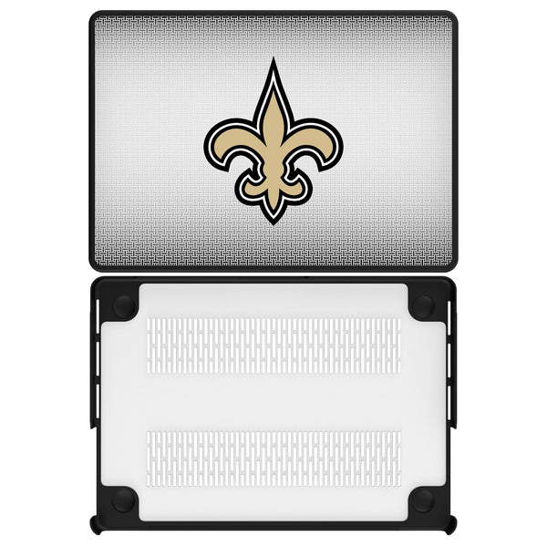 New Orleans Saints Linen MacBook Laptop Case