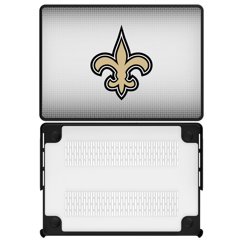 New Orleans Saints Linen MacBook Laptop Case