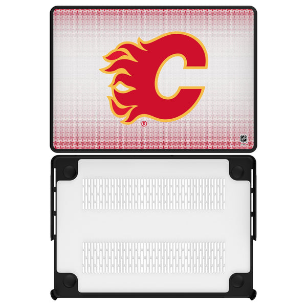 Calgary Flames Linen MacBook Laptop Case