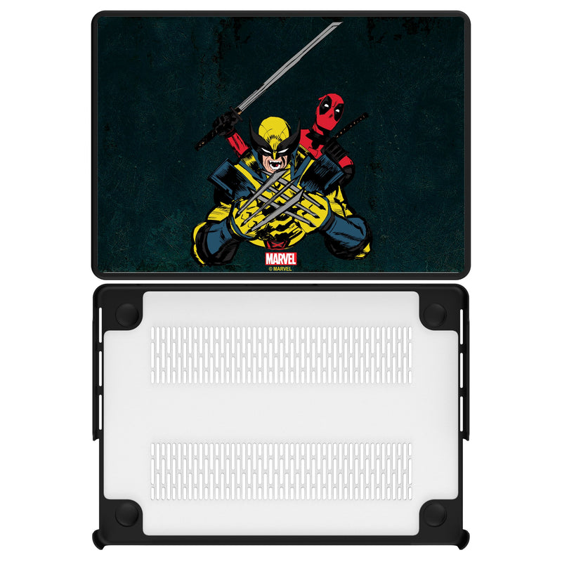 Marvel Deadpool Wolverine Badge MacBook Laptop Case