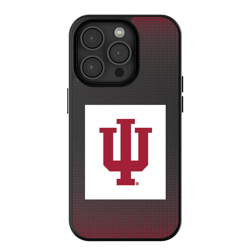 Indiana University Hoosiers Linen iPhone MagSafe Compatible Phone Case