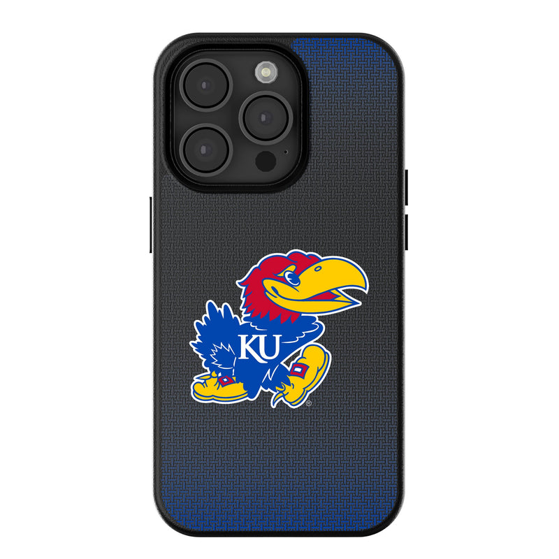 University of Kansas Jayhawks Linen iPhone MagSafe Compatible Phone Case