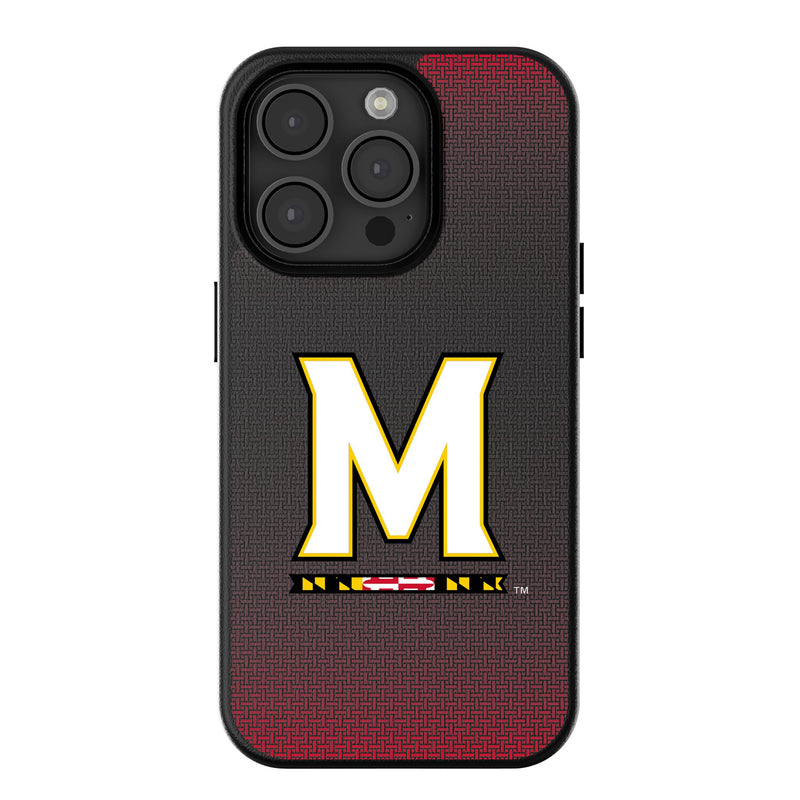 University of Maryland Terrapins Linen iPhone MagSafe Compatible Phone Case