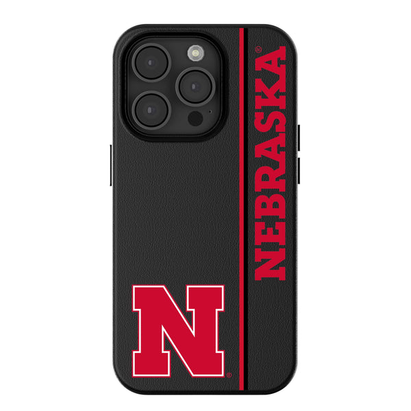 University of Nebraska Huskers Block N Sidebar iPhone MagSafe Compatible Phone Case