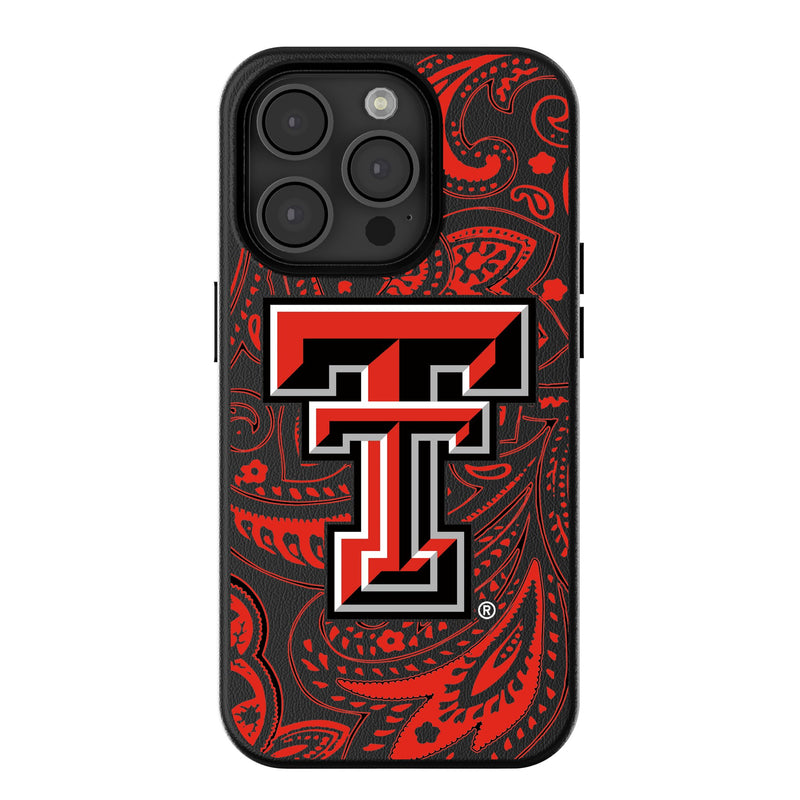 Texas Tech Red Raiders Paisley iPhone MagSafe Compatible Phone Case