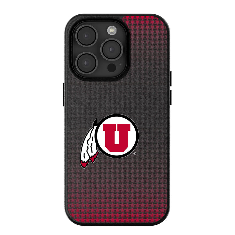 University of Utah Utes Linen iPhone MagSafe Compatible Phone Case