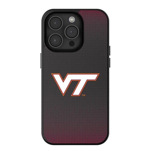 Virginia Tech Hokies Linen iPhone MagSafe Compatible Phone Case