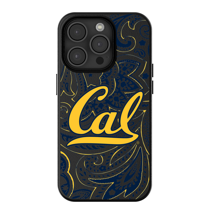 University of California Berkeley Golden Bears Paisley iPhone MagSafe Compatible Phone Case