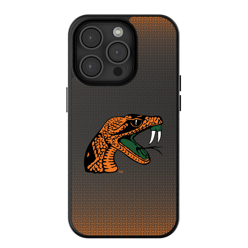 Florida A&M University Rattlers Linen iPhone MagSafe Compatible Phone Case