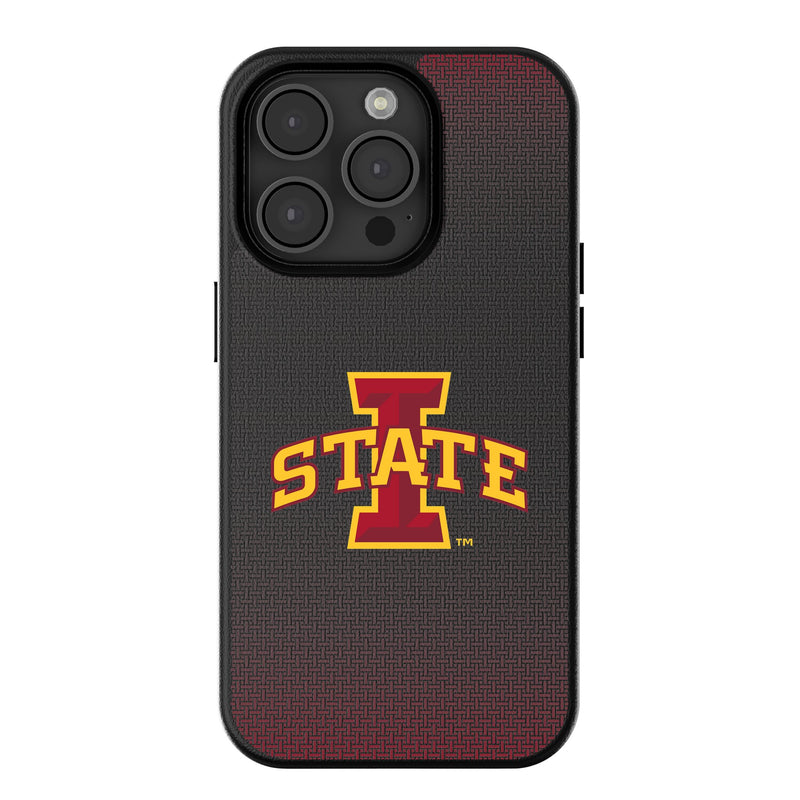 Iowa State University Cyclones Linen iPhone MagSafe Compatible Phone Case