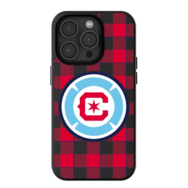 Chicago Fire  Plaid iPhone Magnetic Phone Case