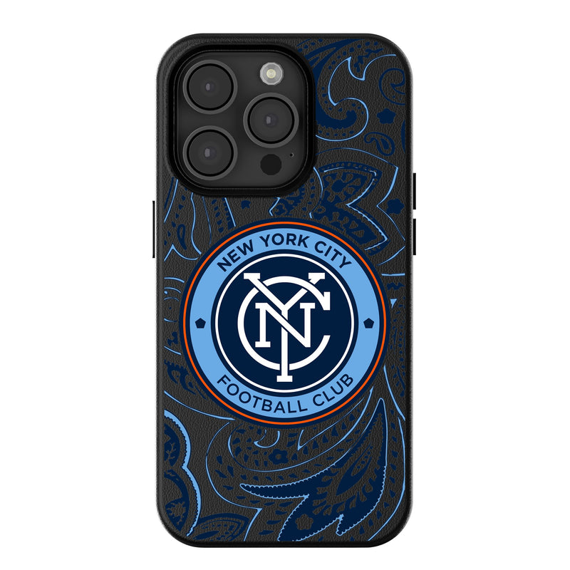 New York City FC  Paisley iPhone Magnetic Phone Case