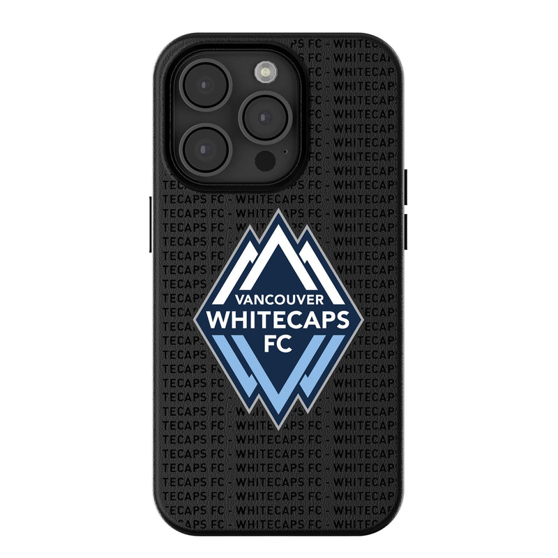 Vancouver Whitecaps   Text Backdrop iPhone MagSafe Compatible Phone Case