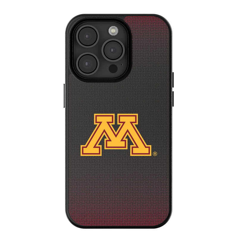 University of Minnesota Golden Gophers Linen iPhone MagSafe Compatible Phone Case