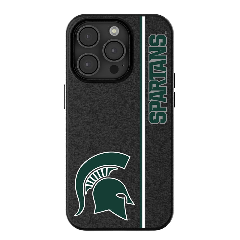 Michigan State University Spartans Sidebar iPhone MagSafe Compatible Phone Case