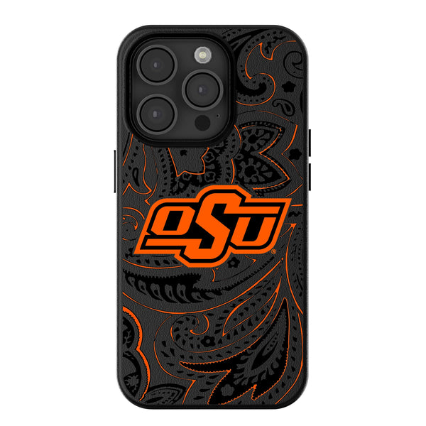 Oklahoma State University Cowboys Paisley iPhone MagSafe Compatible Phone Case