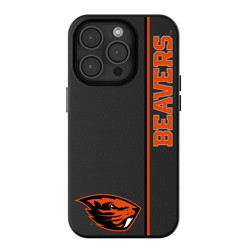 Oregon State University Beavers Sidebar iPhone MagSafe Compatible Phone Case