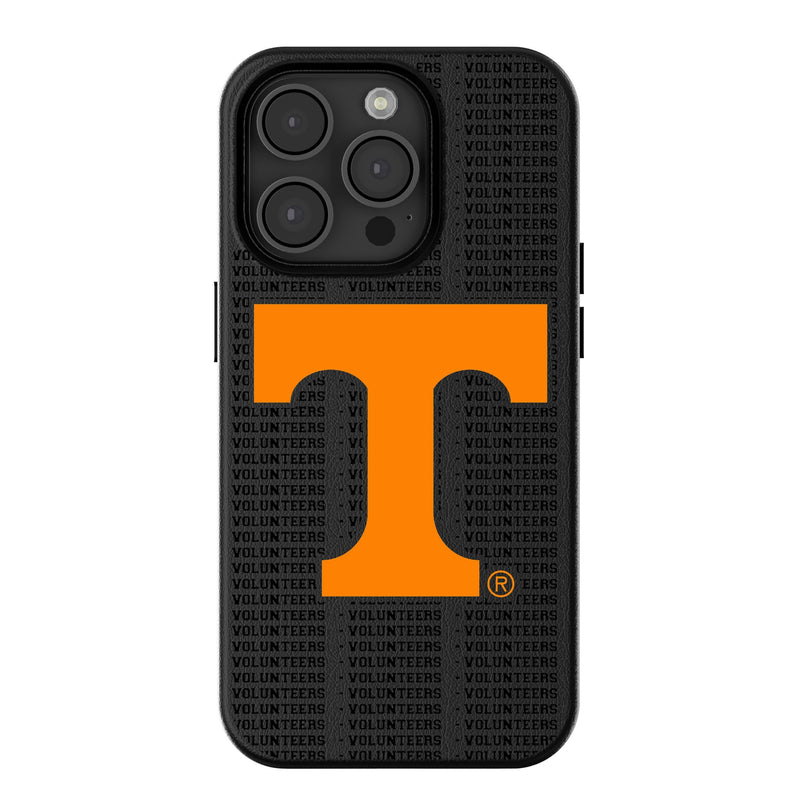 University of Tennessee Volunteers Text Backdrop iPhone MagSafe Compatible Phone Case