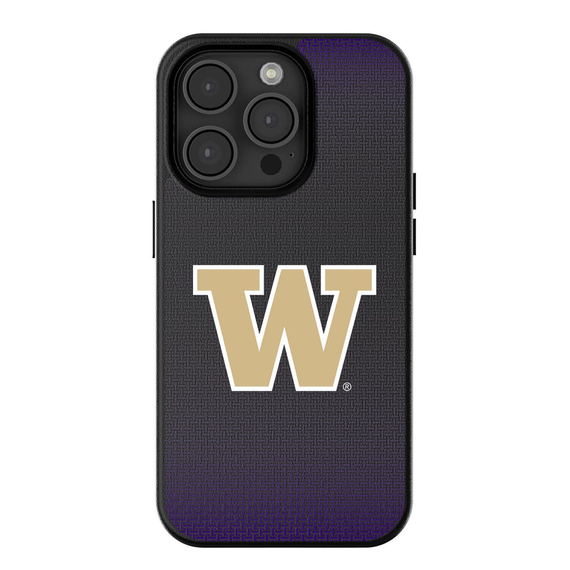 University of Washington Huskies Linen iPhone MagSafe Compatible Phone Case