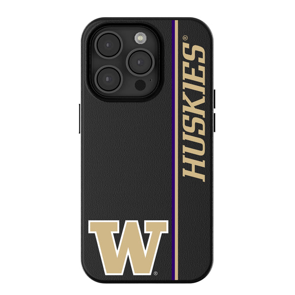 University of Washington Huskies Sidebar iPhone MagSafe Compatible Phone Case