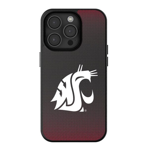 Washington State University Cougars Linen iPhone MagSafe Compatible Phone Case