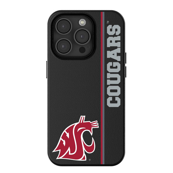 Washington State University Cougars Sidebar iPhone MagSafe Compatible Phone Case