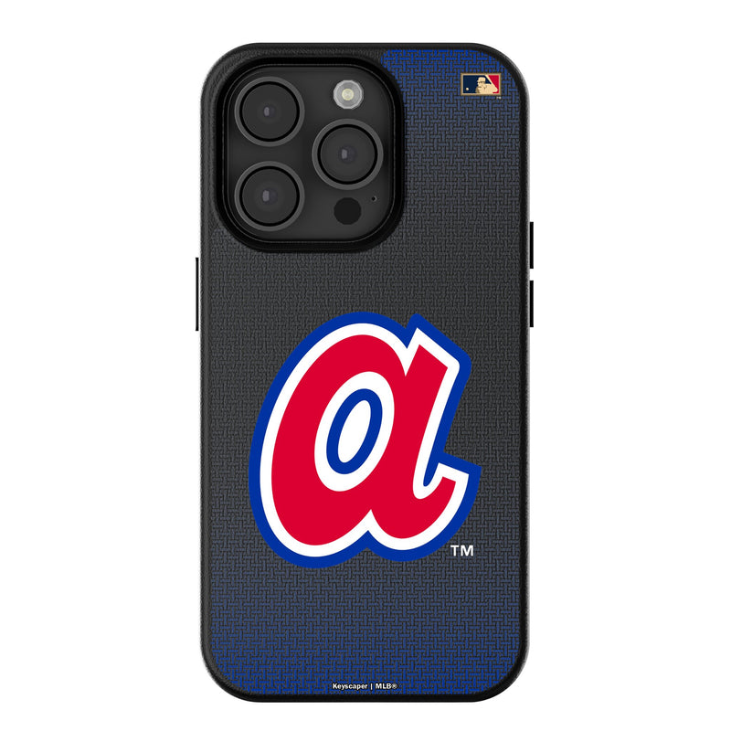 Atlanta Braves 1972-1980 - Cooperstown Collection Linen iPhone MagSafe Compatible Phone Case