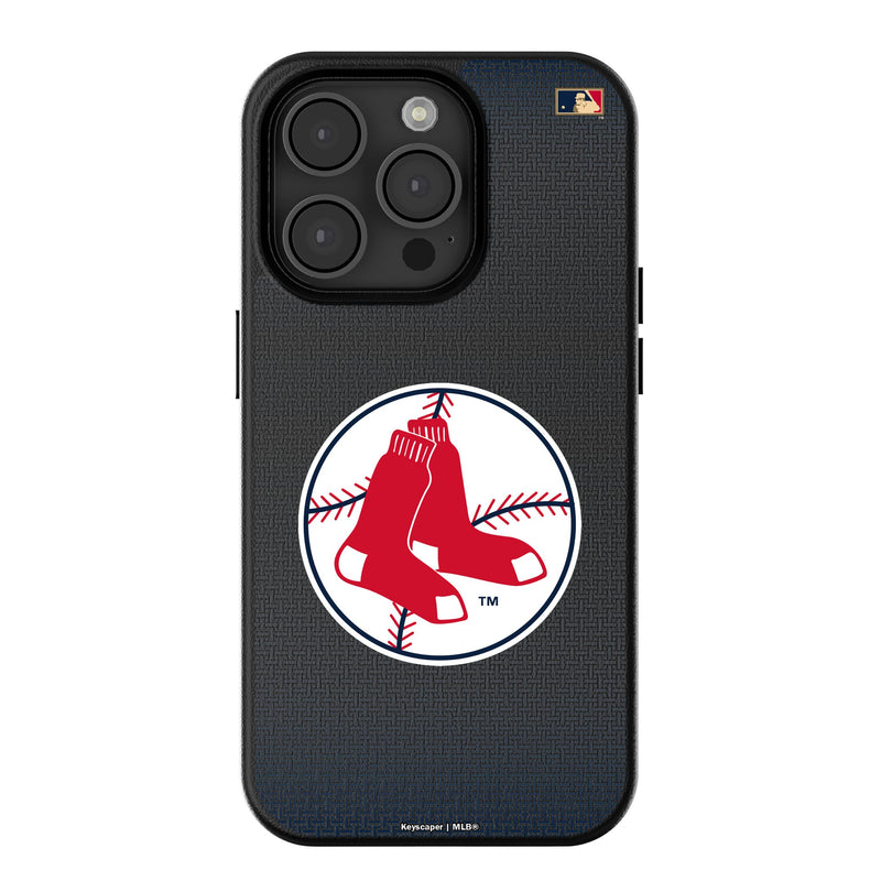 Boston Red Sox 1970-1975 - Cooperstown Collection Linen iPhone MagSafe Compatible Phone Case