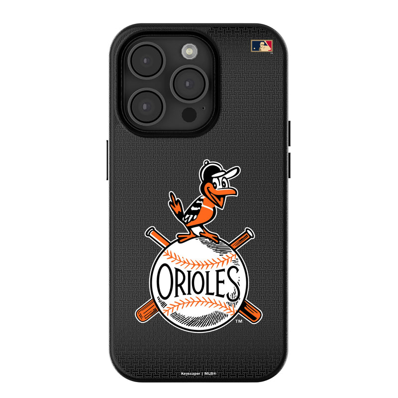 Baltimore Orioles 1954-1963 - Cooperstown Collection Linen iPhone MagSafe Compatible Phone Case