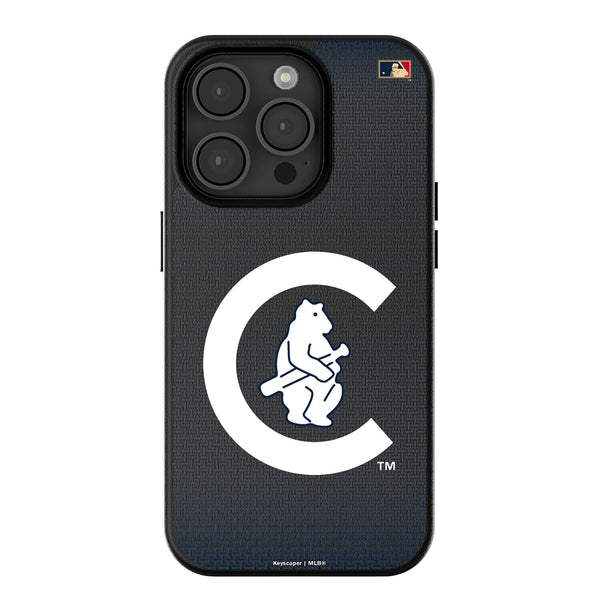 Chicago Cubs 1911-1912 - Cooperstown Collection Linen iPhone MagSafe Compatible Phone Case