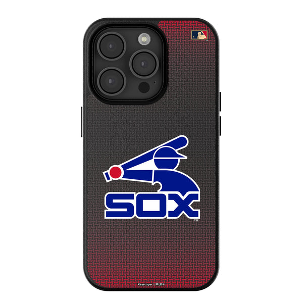 Chicago White Sox 1976-1981 - Cooperstown Collection Linen iPhone MagSafe Compatible Phone Case