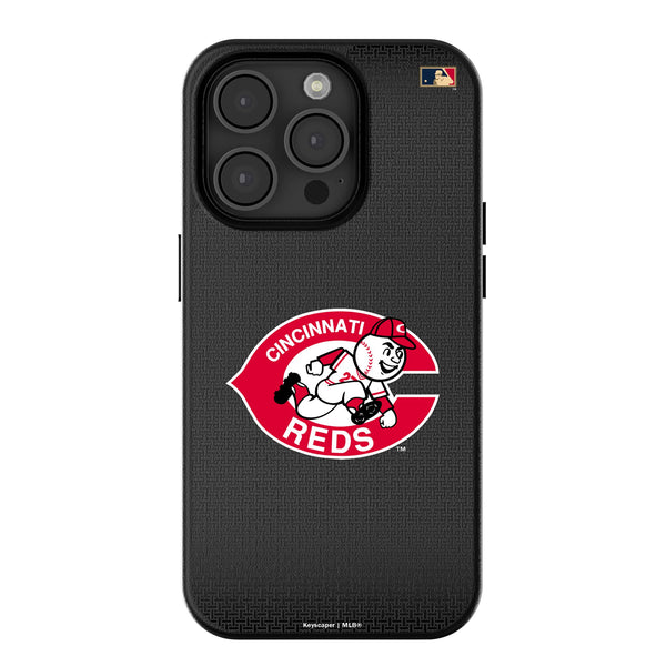 Cincinnati Reds 1974-1992 - Cooperstown Collection Linen iPhone MagSafe Compatible Phone Case