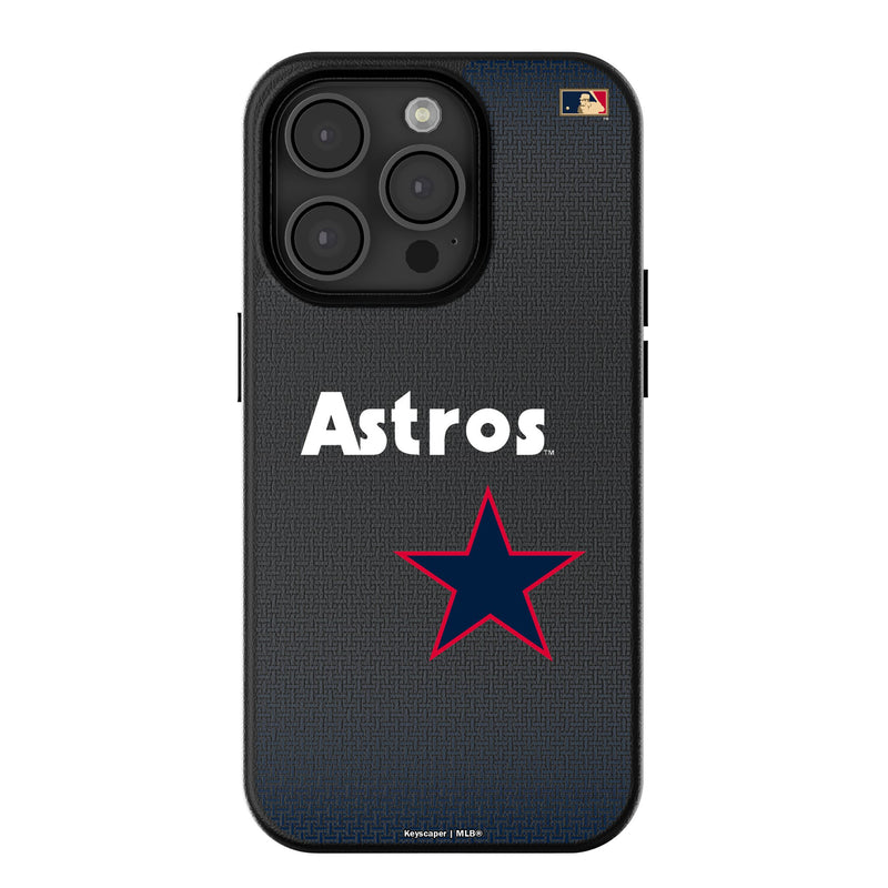 Houston Astros 1975-1981 - Cooperstown Collection Linen iPhone MagSafe Compatible Phone Case